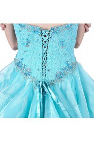 Ball Gown Strapless Tulle Prom / Evening Dress