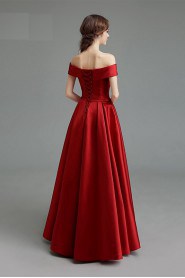 A-line Off-the-shoulder Prom / Evening Dress