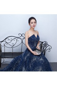 A-line Strapless Prom / Evening Dress