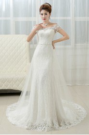 Trumpet / Mermaid Off-the-shoulder Lace Wedding Dress