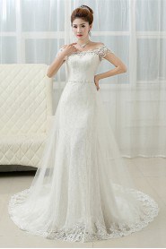 Trumpet / Mermaid Off-the-shoulder Lace Wedding Dress