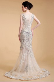 Trumpet / Mermaid Scoop Tulle Prom / Evening Dress