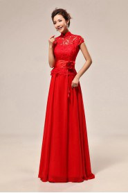 Sheath / Column High Neck Prom / Evening Dress