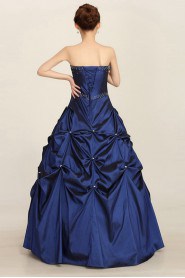 Ball Gown Strapless Satin Prom / Evening Dress