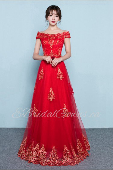 Sheath / Column Off-the-shoulder Prom / Evening Dress