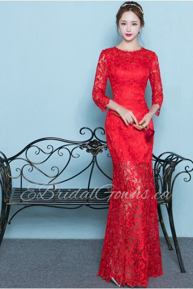 Sheath / Column Jewel Prom / Evening Dress