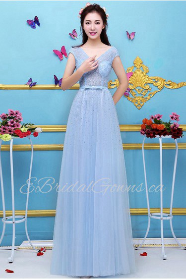 Sheath / Column V-neck Prom / Evening Dress