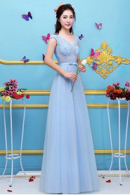 Sheath / Column V-neck Prom / Evening Dress