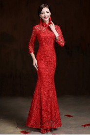 Sheath / Column High Neck Prom / Evening Dress