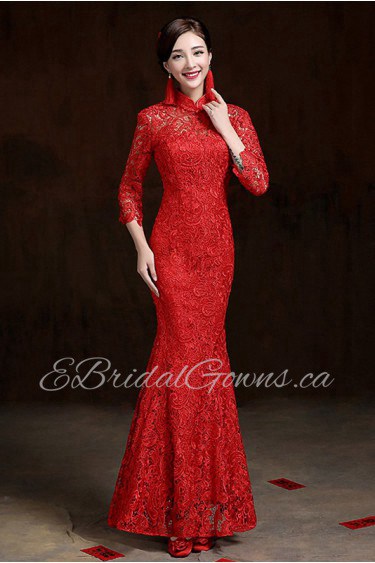 Sheath / Column High Neck Prom / Evening Dress