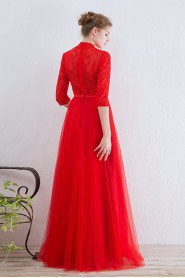 Sheath / Column High Neck Prom / Evening Dress