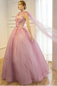 Ball Gown V-neck Quinceanera Dress