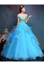 Ball Gown Off-the-shoulder Tulle Quinceanera Dress