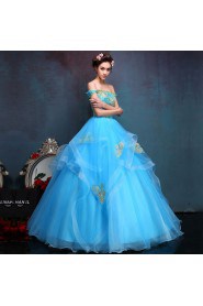 Ball Gown Off-the-shoulder Tulle Quinceanera Dress