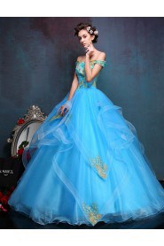 Ball Gown Off-the-shoulder Tulle Quinceanera Dress