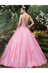 Ball Gown Halter Tulle Prom / Evening Dress