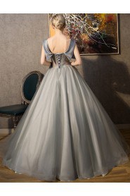 Ball Gown Off-the-shoulder Tulle Prom / Evening Dress