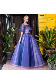 Ball Gown Off-the-shoulder Tulle Prom / Evening Dress