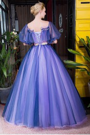 Ball Gown Off-the-shoulder Tulle Prom / Evening Dress