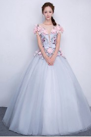 Ball Gown Scoop Quinceanera Dress