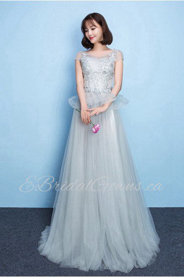 Sheath / Column Scoop Prom / Evening Dress