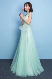 Sheath / Column Scoop Prom / Evening Dress