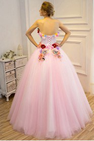 Ball Gown Strapless Prom / Evening Dress