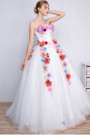 Ball Gown Strapless Prom / Evening Dress