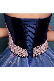 Ball Gown Strapless Quinceanera Dress