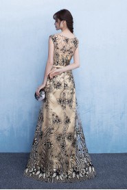 A-line Scoop Prom / Evening Dress