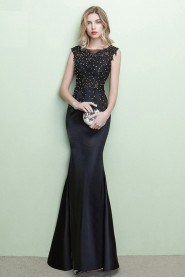 Trumpet / Mermaid Scoop Prom / Evening Dress