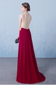 Trumpet / Mermaid V-neck Prom / Evening Dress