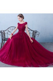 A-line Bateau Prom / Evening Dress