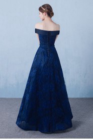 A-line Off-the-shoulder Prom / Evening Dress