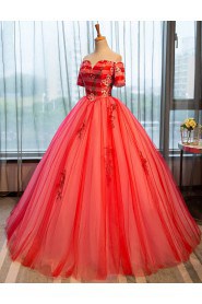 Ball Gown Off-the-shoulder Evening / Prom Dress