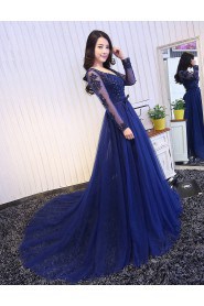 Sheath / Column V-neck Evening / Prom Dress with Beading