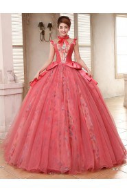 Ball Gown High Neck Evening / Prom Dress