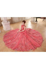 Ball Gown High Neck Evening / Prom Dress