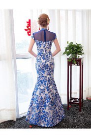 Trumpet / Mermaid High Neck Evening / Prom Dress