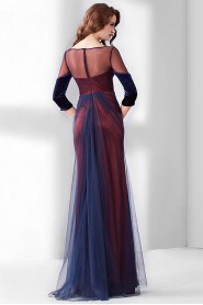 Sheath / Column Bateau Evening / Prom Dress