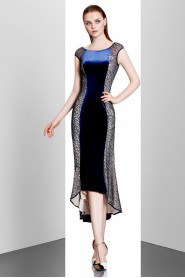 Sheath / Column Scoop Evening / Prom Dress