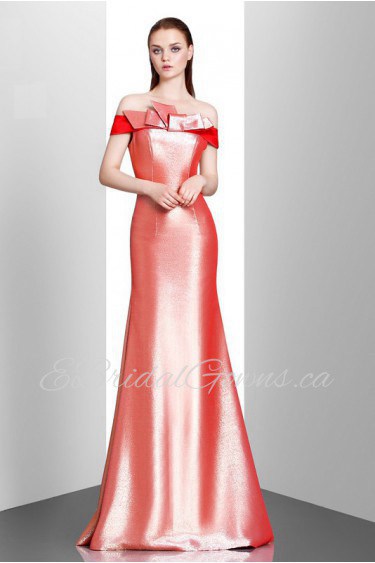 Sheath / Column Off-the-shoulder Evening / Prom Dress