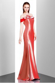 Sheath / Column Off-the-shoulder Evening / Prom Dress