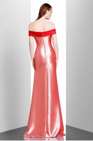 Sheath / Column Off-the-shoulder Evening / Prom Dress