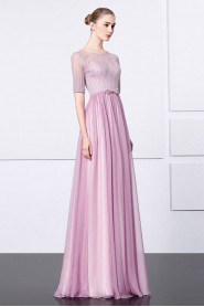 Sheath / Column Scoop Evening / Prom Dress