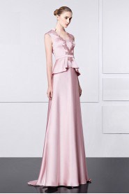 Trumpet / Mermaid High Neck Evening / Prom Dress with Embroidery