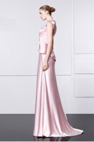 Trumpet / Mermaid High Neck Evening / Prom Dress with Embroidery