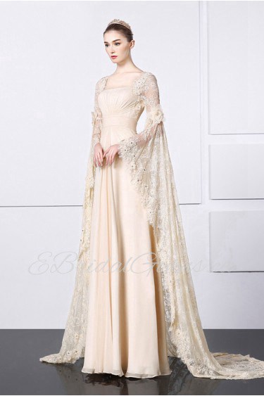 Sheath / Column Strapless Evening / Prom Dress with Embroidery