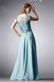 Sheath / Column Scoop Evening / Prom Dress with Beading