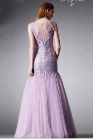 Ball Gown V-neck Evening / Prom Dress with Beading